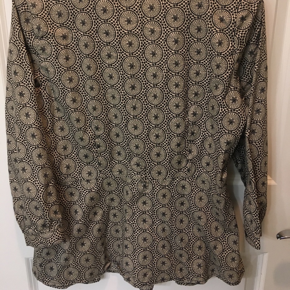 Structured patterned blouse - Picture 4 of 4